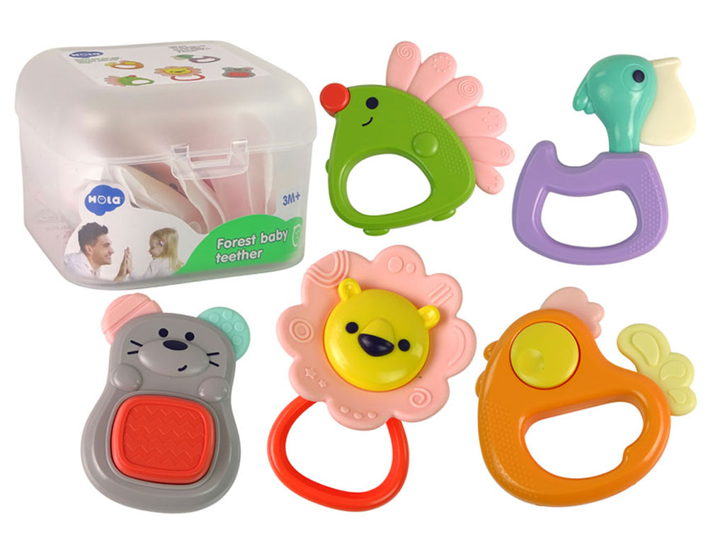 دندانگیر نوزادی طرح حیوانات هولا  hola