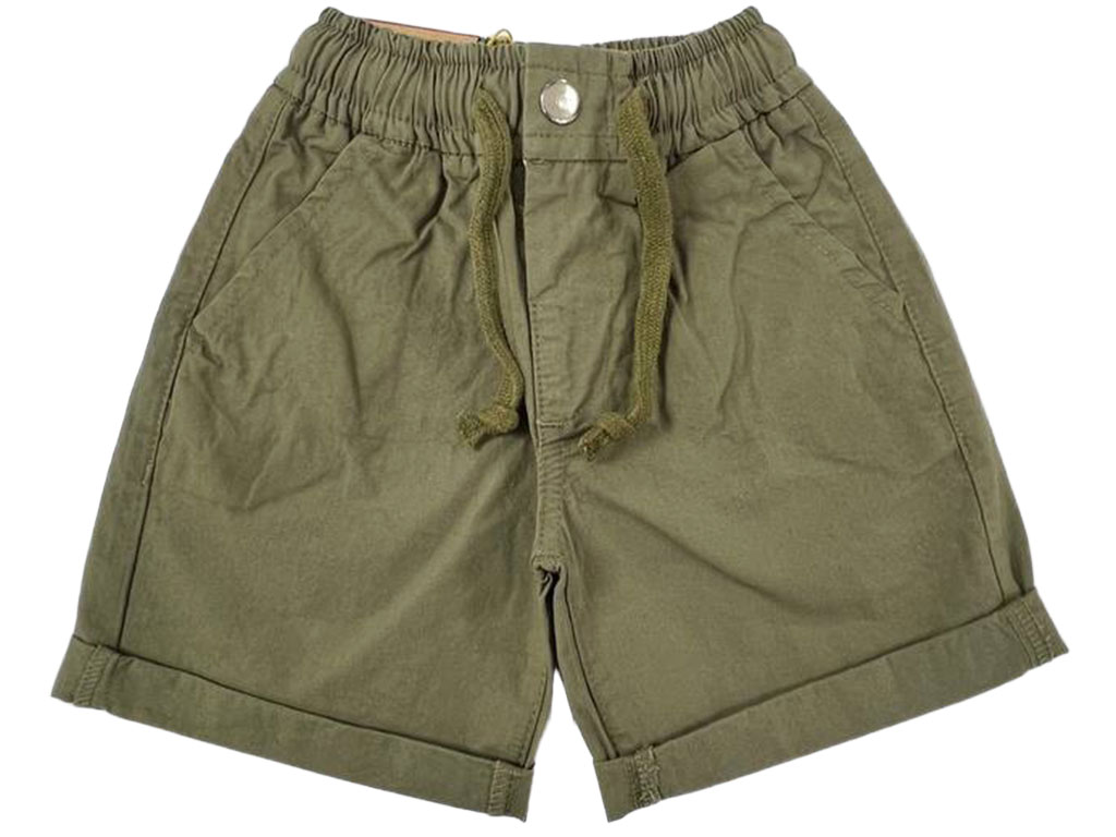 شلوارک کتان کمرکش سبز رنگ نوزاد و کودک زارا بیبی zara baby