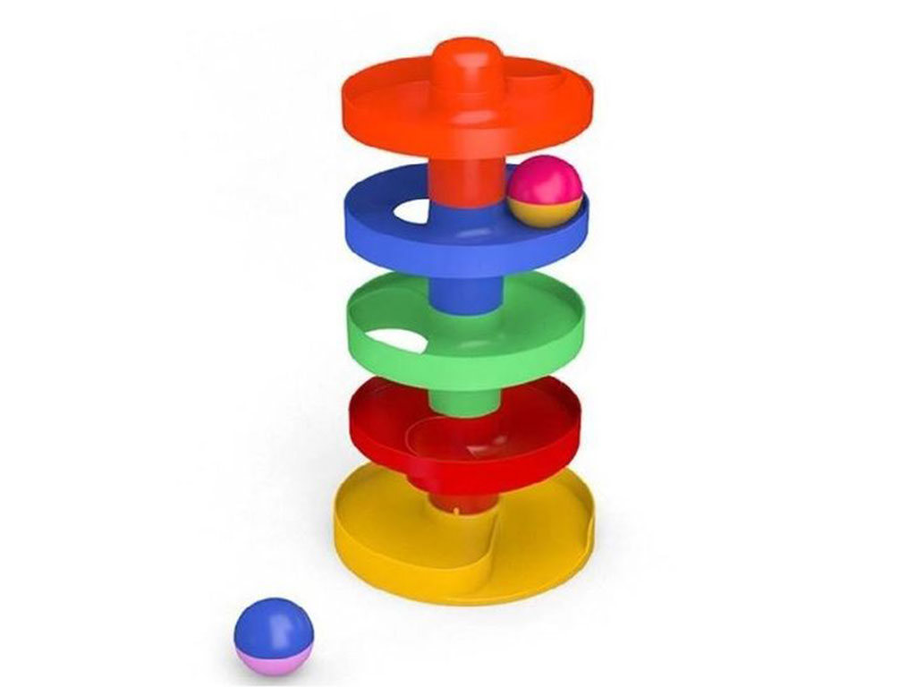 برج توپ و سرسره 5 طبقه اسباب بازی سنجاقک