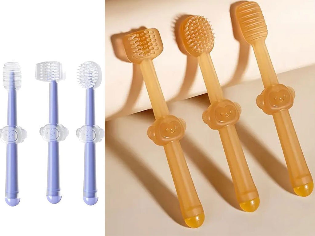 مسواک آموزشی 3 عددی لورلی lorelli