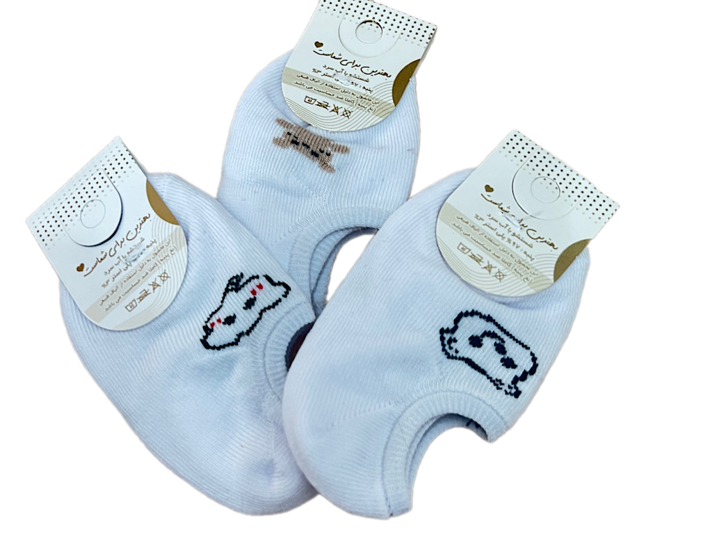 جوراب کالج نوزادی سفید رنگ twelve
