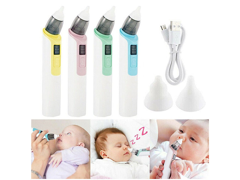 پوآر برقی بینی نوزاد و کودک شارژی