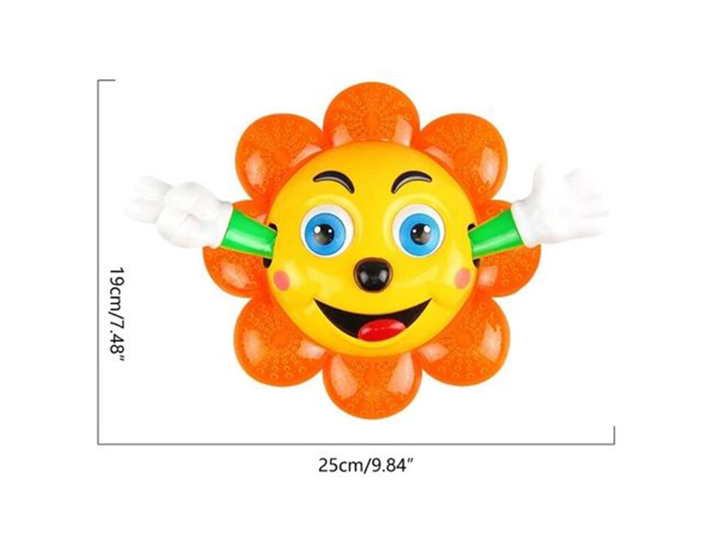 آفتابگردان موزیکال و چراغ دار با چرخش 360 درجه اسباب بازی yj toys