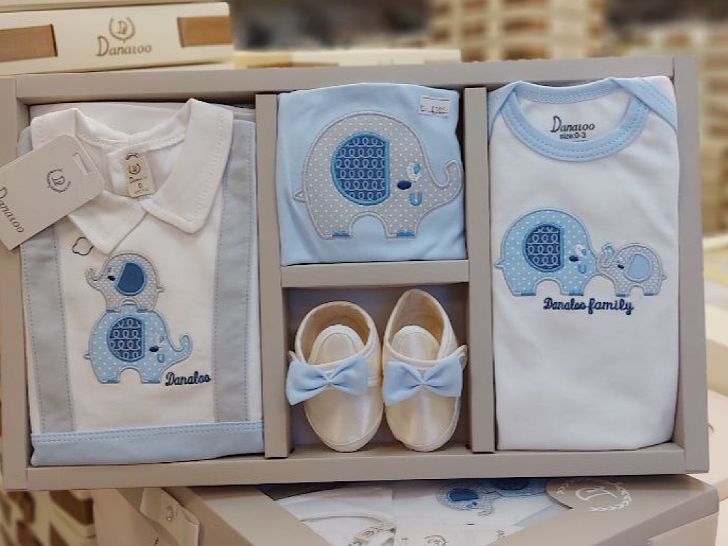 ست بیمارستانی 9 تکه نوزادی طرح فیل دانالو Danaloo
