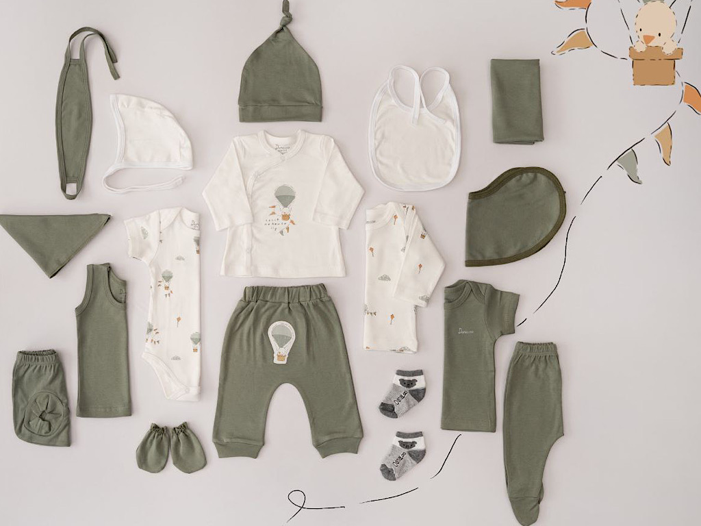 ست بیمارستانی 19تکه نوزادی طرح  بالون دانالو Danaloo