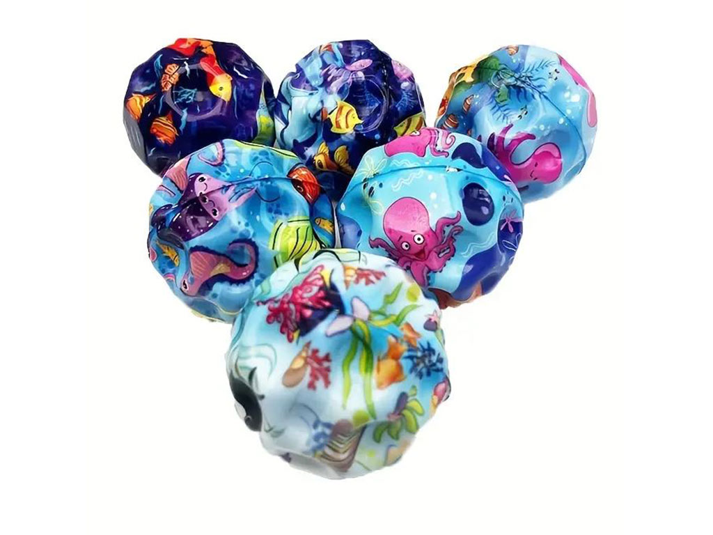 توپ اسفنجی فشرده مدل حیوانات دریایی (سایز متوسط)