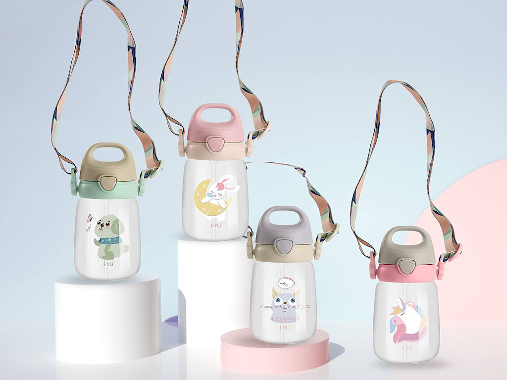 لیوان نی دار380 میل  بنددار LUCKY DAY