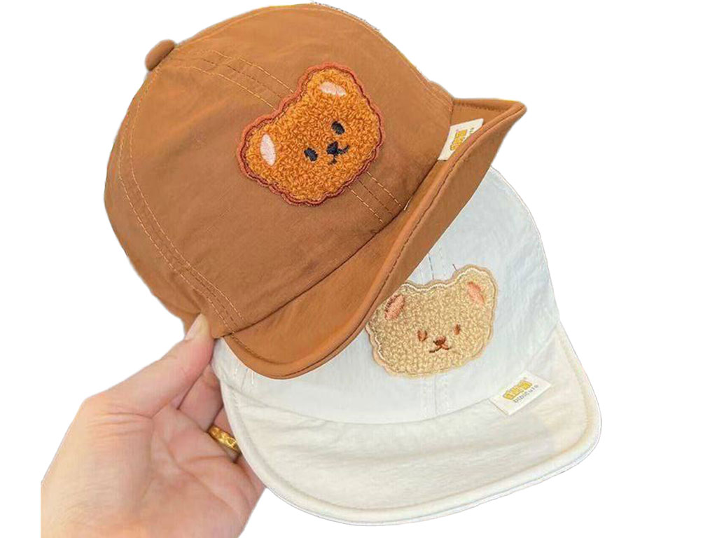 کلاه لبه دار طرح برجسته خرس تدی(دور سر 45cm)
