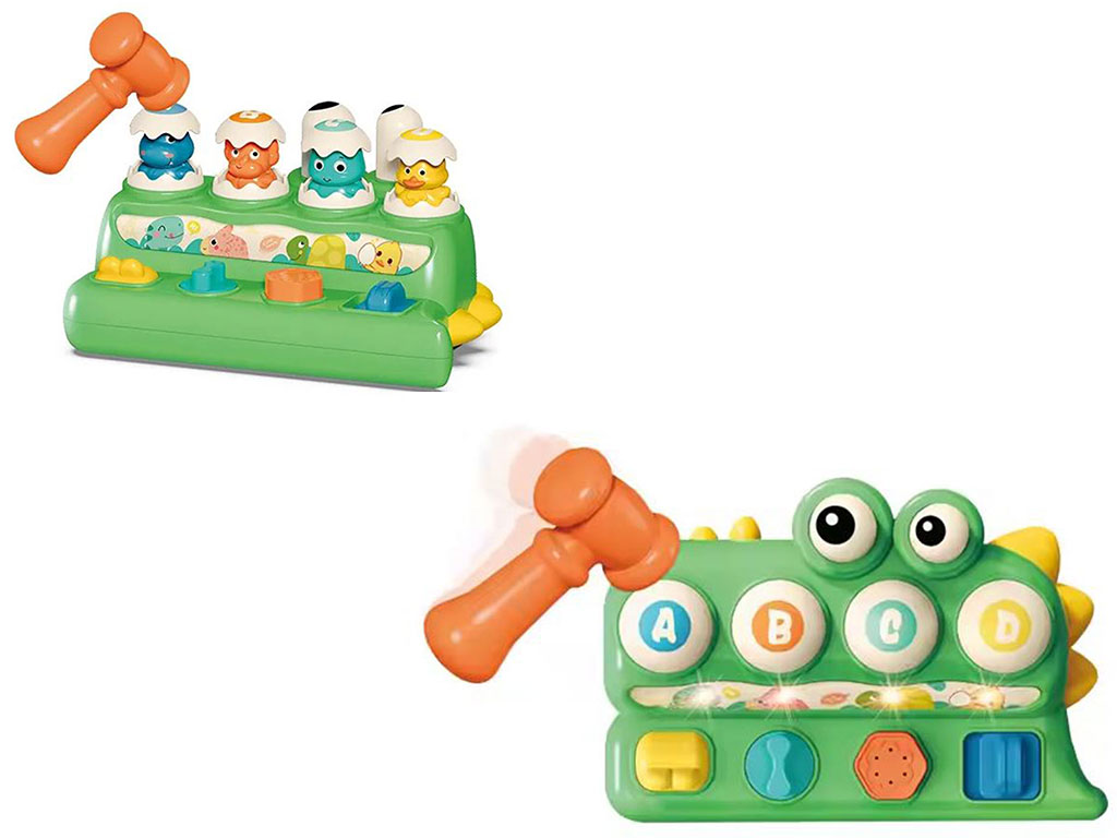 دایناسور چکشی نشکن اسباب بازی