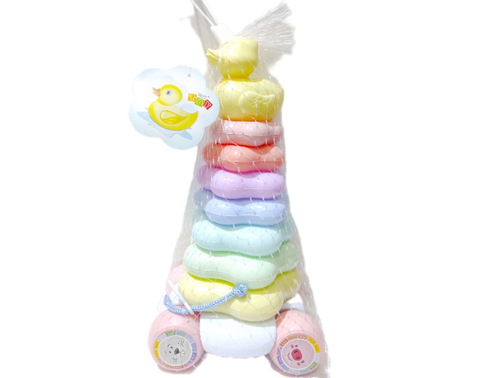 حلقه هوش چرخ دار سایز کوچک رنگ های پاستلی شادوک