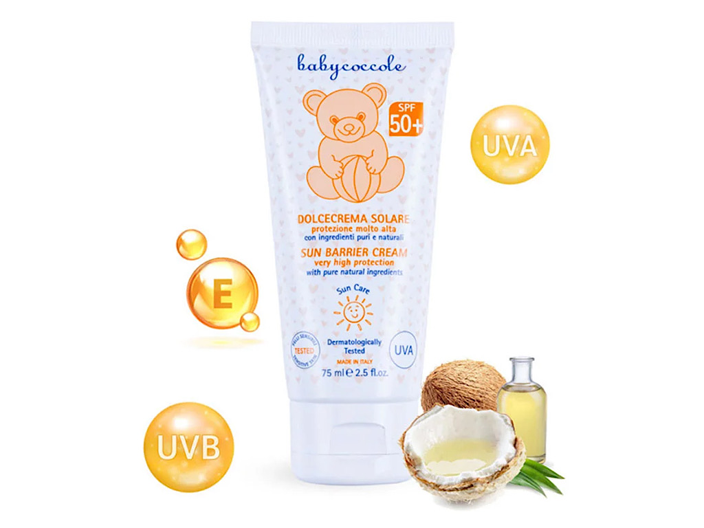 کرم ضد آفتاب حجم 75 میل بی بی کوکول baby coccole