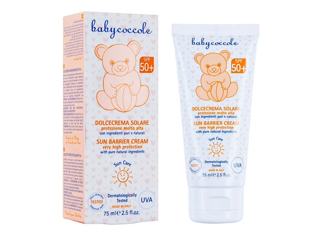 کرم ضد آفتاب حجم 75 میل بی بی کوکول baby coccole