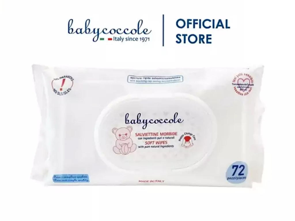 دستمال مرطوب نوزادی 72عددی بیبی کوکول babycoccole