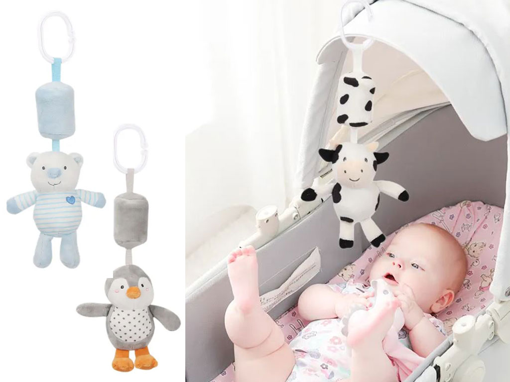 آویز کریر ملودی دار نوزادی طرح حیوانات sunnozy