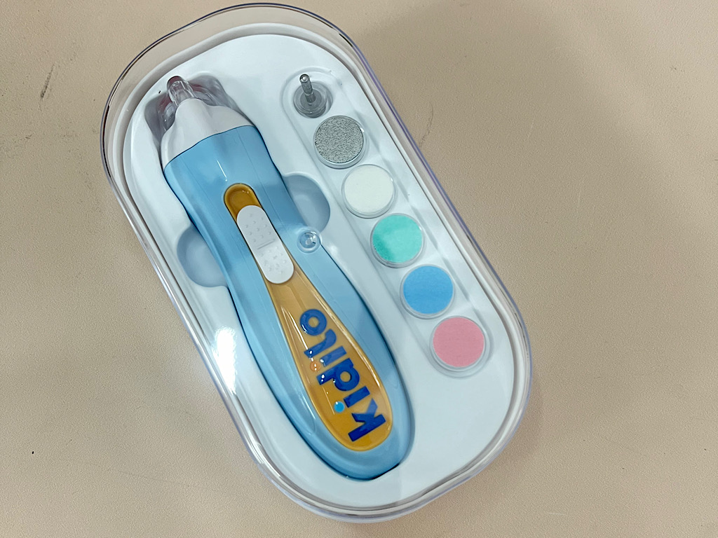 سوهان ناخن شارژی چراغ دار نوزاد و کودک دارای قاب  Kidilo