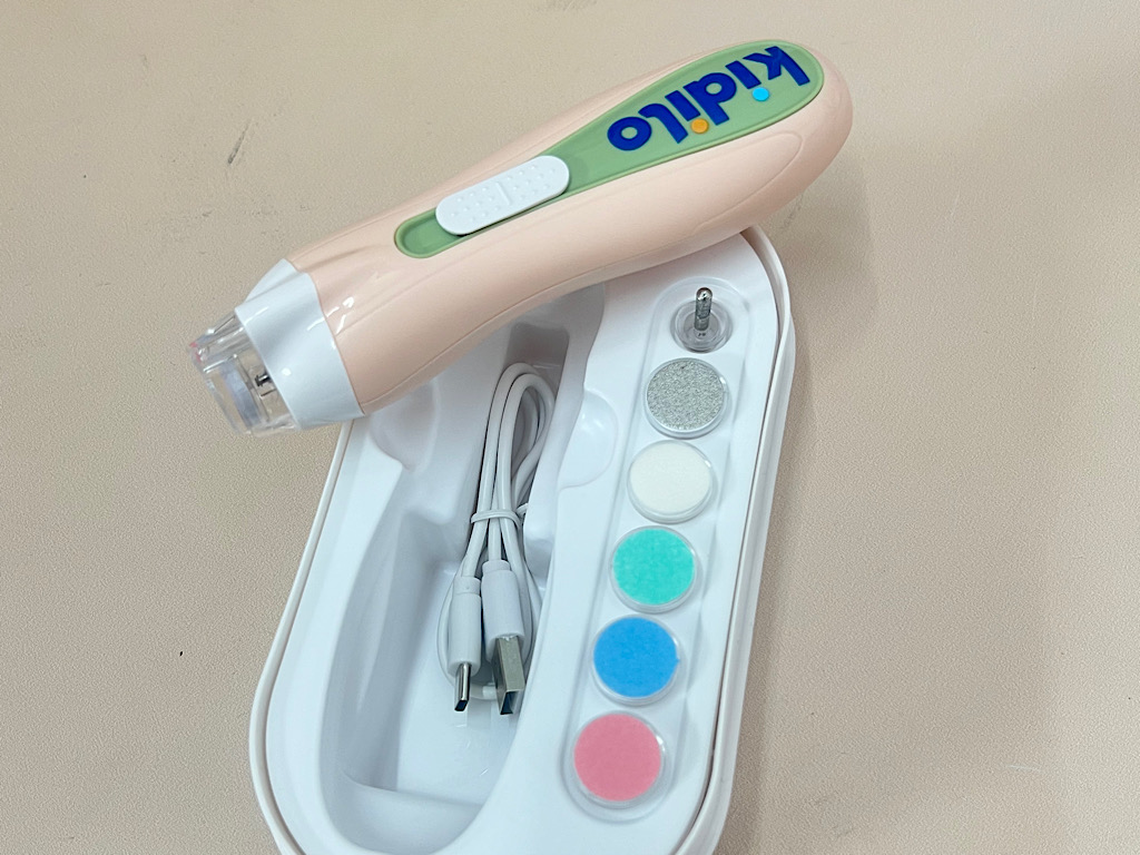 سوهان ناخن شارژی چراغ دار نوزاد و کودک دارای قاب  Kidilo
