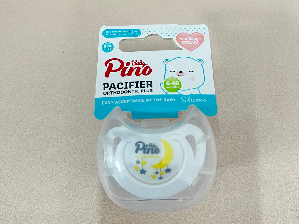 پستانک سیلیکونی ارتودنسی تک عددی سایز 18-6 ماه پینو بیبی Pino baby