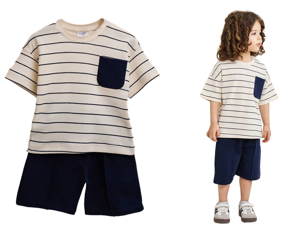 تیشرت و شلوارک نوزاد و کودک پسرانه بشیر BASHIR