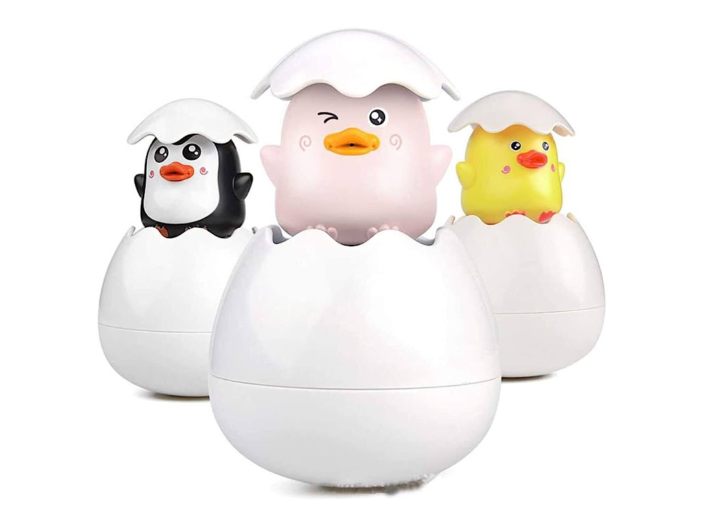 اسباب بازی حمام نوزاد طرح تخم مرغ Ingbaby
