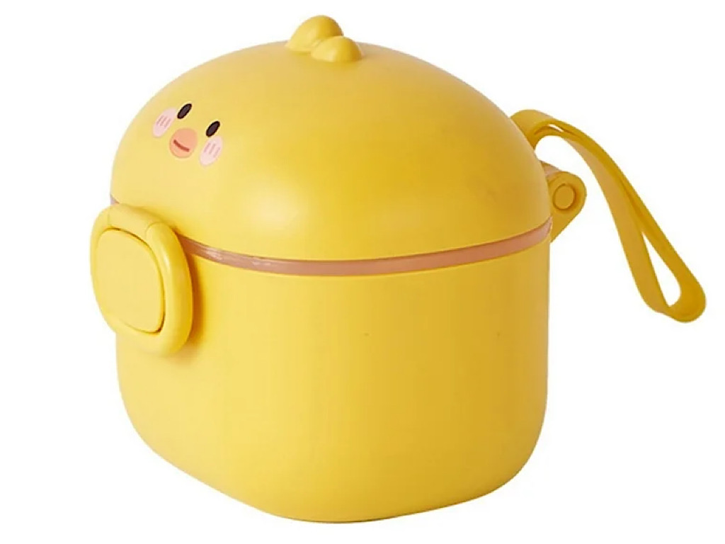 ظرف و انبار ذخیره شیر خشک  طرح جوجه پیمانه دار نوزادی و انبار غذای کودک 