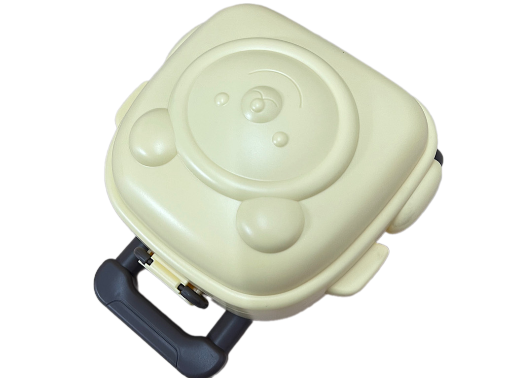 ست جغجغه  و دندانگیر صندوقی چمدانی طرح تدی  نوزادی 10  عددی