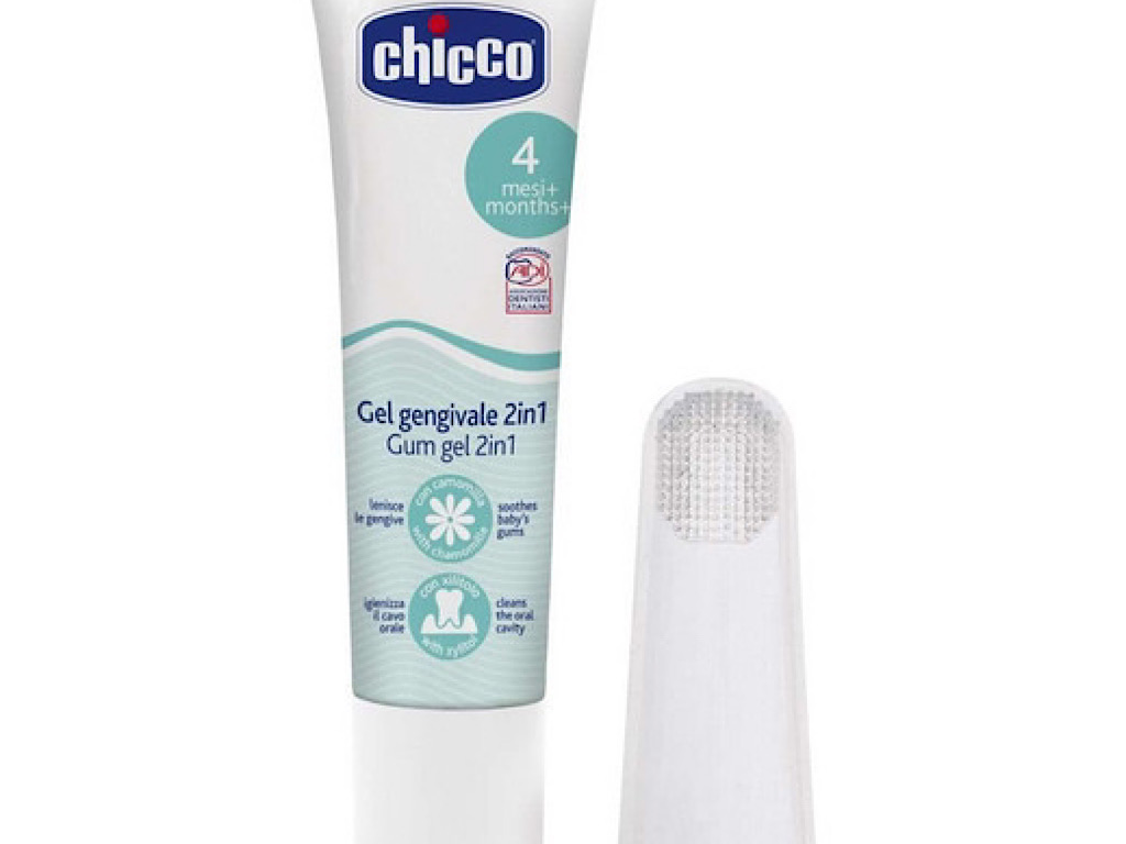 ست مسواک و خمیردندان نوزادی همراه با کیف مناسب 6-36 ماه چیکو chicco
