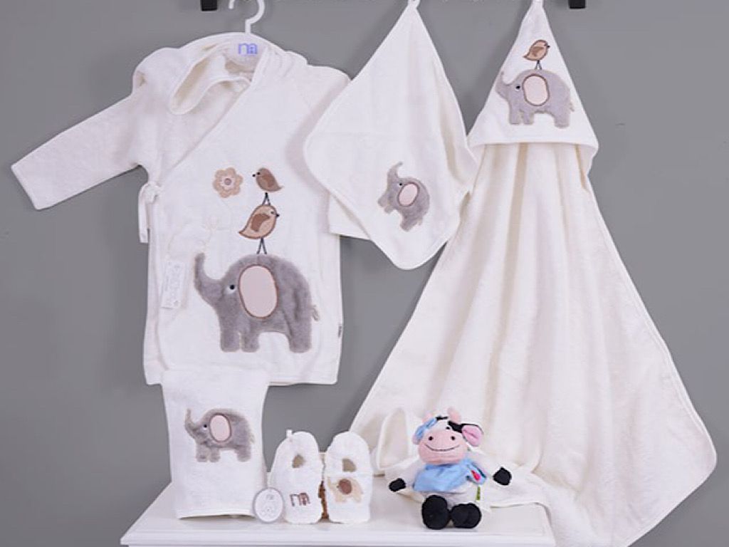ست حوله 5 تکه فیل نوزادی مادرکر  mothercare