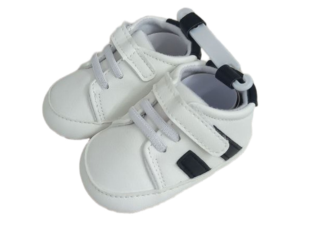 پاپوش نوزادی استپ دار رنگ سفید