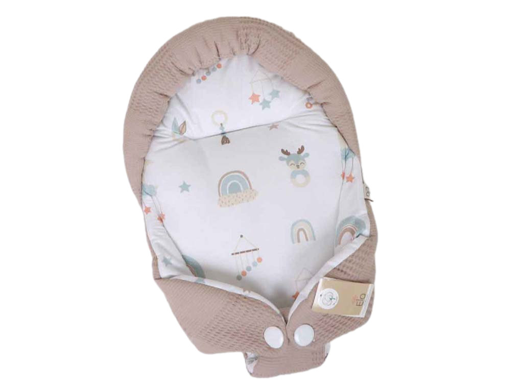 قنداق سوئیسی (آغوش گیر) نوزادی طرح پیکه رنگین کمان نسکافه ای الا ELA