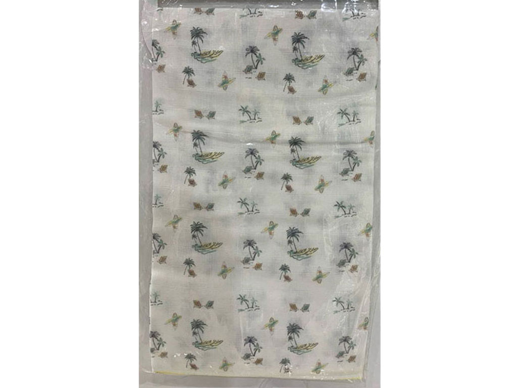 دورپیچ نخی نوزادی تابستانه طرح دار 90*110 cm بی بیبی bi baby