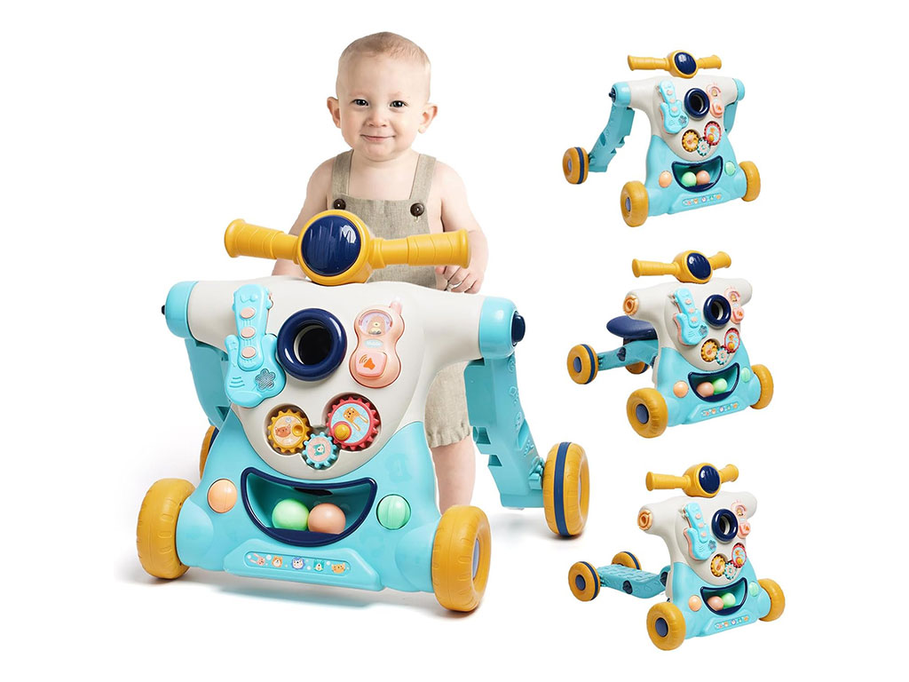 واکر موزیکال و چراغ دار 6 کاره نوزادی اسباب بازی