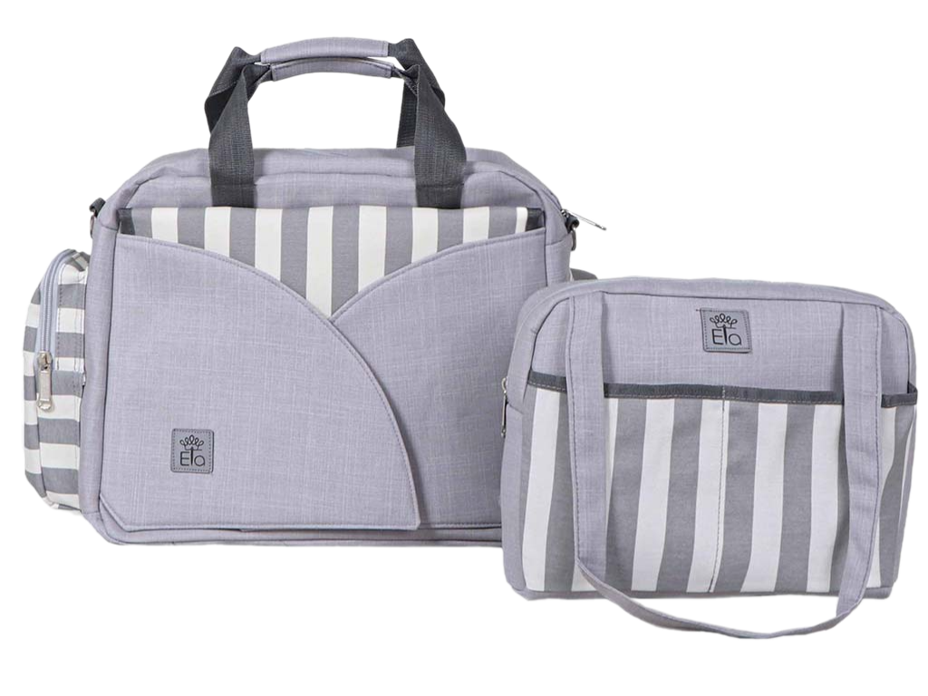 ساک لوازم ایلکا کنفی خط دار طوسی الا ELA