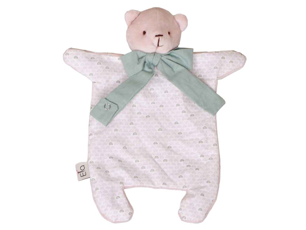 عروسک خواب کامفورت خرس-رنگین کمانک  الا ELA