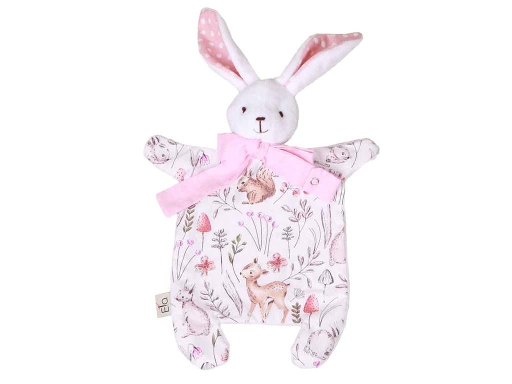 عروسک خواب کامفورت خرگوش چمنزار صورتی  الا ELA