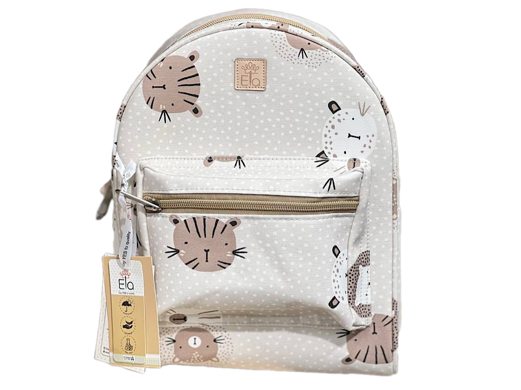 کیف کوله پشتی کودک  گربه نسکافه ای الا  ELA
