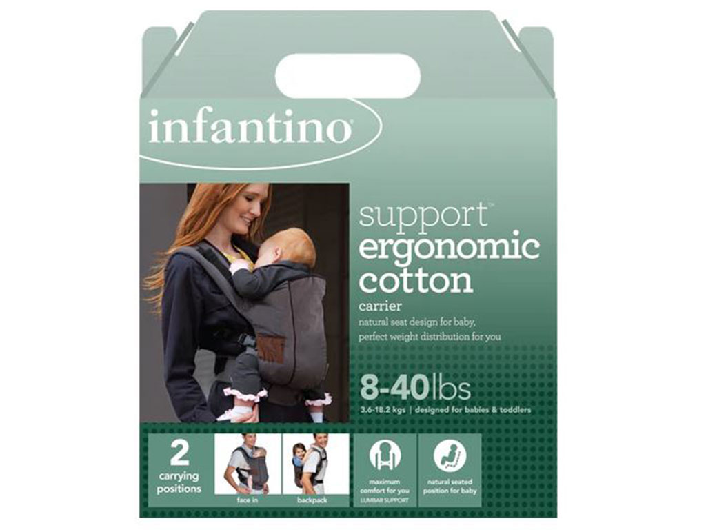 آغوشی دو کاره نوزاد اینفنتیو Infantino مدل support ergonomic cotton