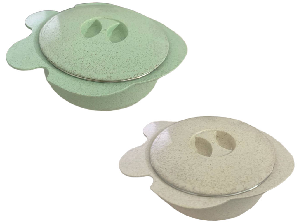 پیاله داخل استیل درب دار طرح ماهی