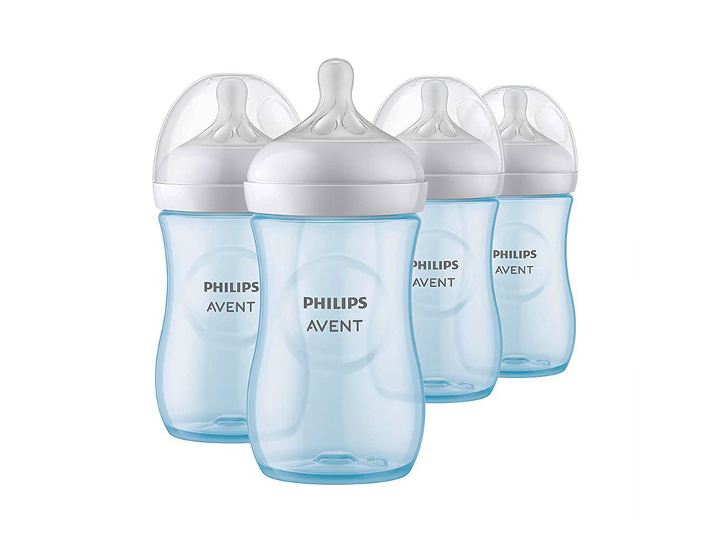 شیشه شیر رنگی بدون جعبه نوزادی 1 ماه به بالا مدل نچرال Natural ظرفیت 260 میلی لیتر philips avent فیلیپس اونت-فاقد جعبه