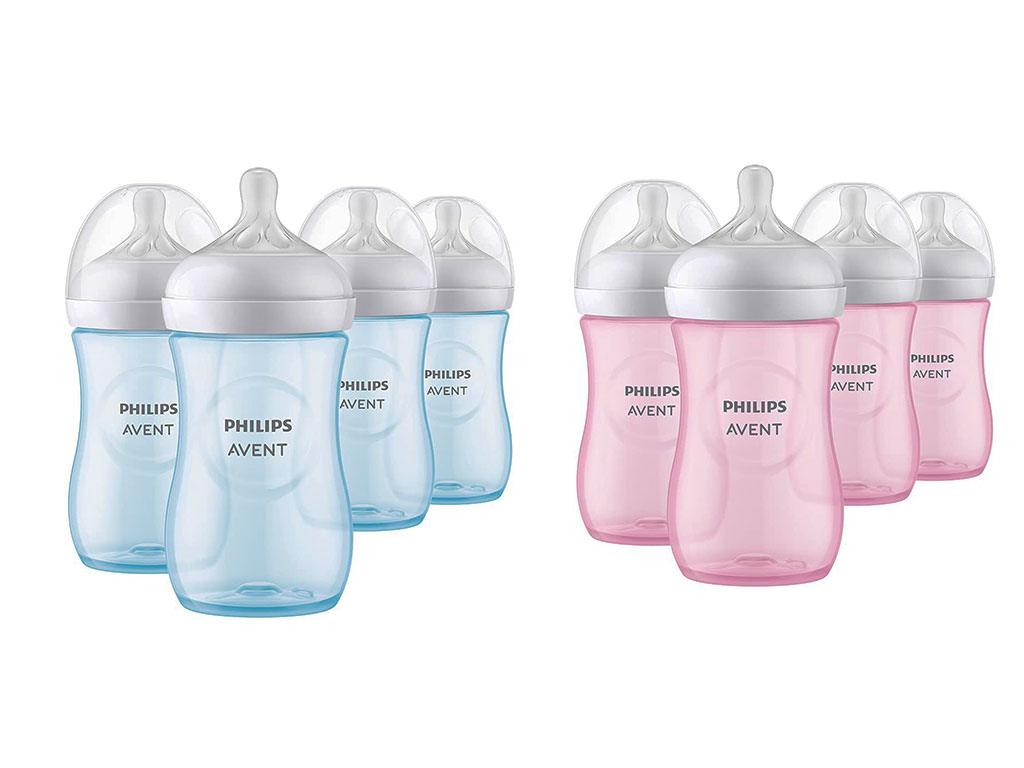 شیشه شیر رنگی بدون جعبه نوزادی 1 ماه به بالا مدل نچرال Natural ظرفیت 260 میلی لیتر philips avent فیلیپس اونت-فاقد جعبه