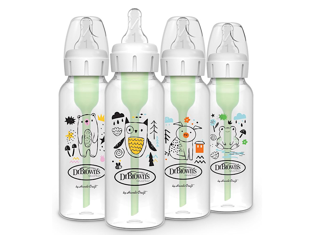 شیشه شیر بدون جعبه طرحدارآنتی کولیک 250 میلی لیتر  دکتر براون DR BROWNS - بدون جعبه