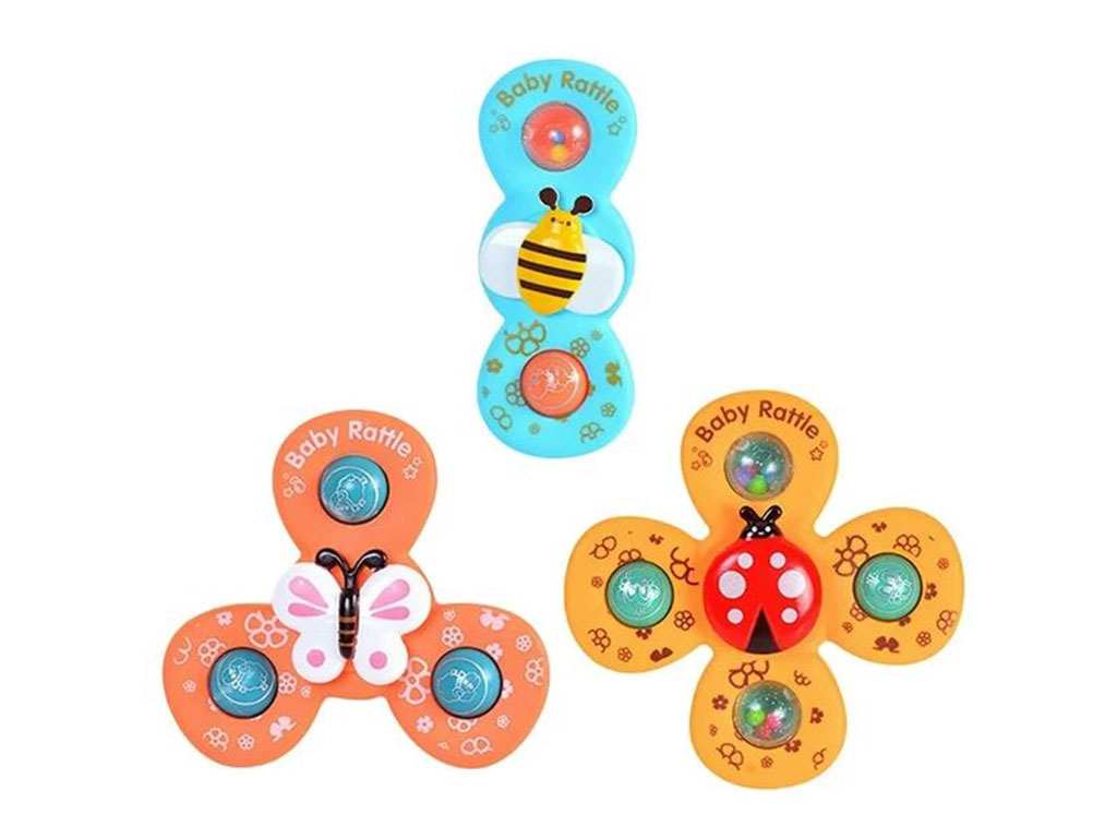 اسپینر چسبان 3 عددی اسباب بازی baby ratel