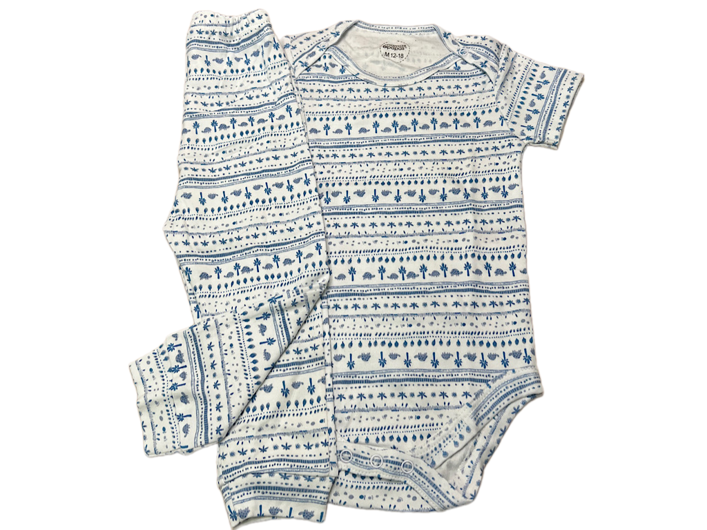 بادی آستین کوتاه و شلوار نوزادی ماماس اند پاپاس Mamas & papas