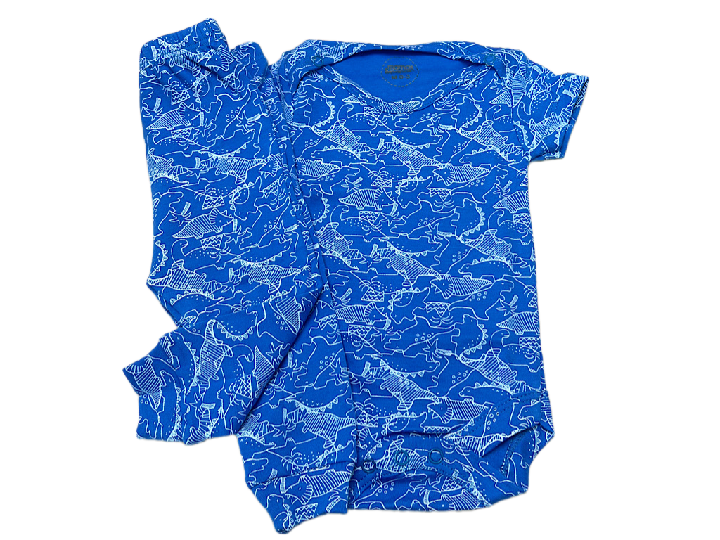 بادی آستین کوتاه و شلوار نوزادی ماماس اند پاپاس Mamas & papas