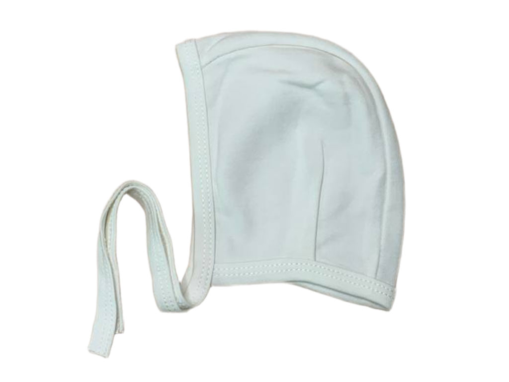 کلاه بندی نوزادی رنگ شیری طرح ساده baby 4 life