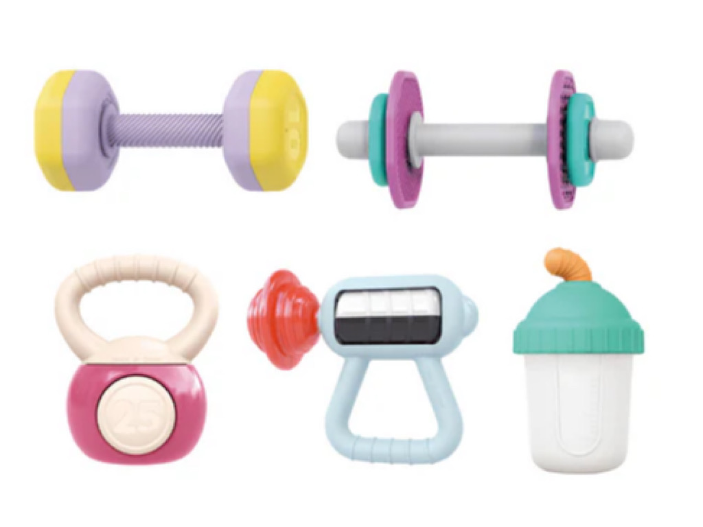جغجغه و دندانگیر نوزادی با تم باشگاه ورزشی  هولی تویز huile toys