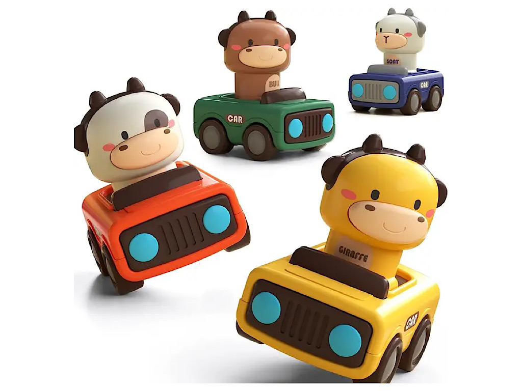 ماشین حیوانات سوار فشاری اسباب بازی