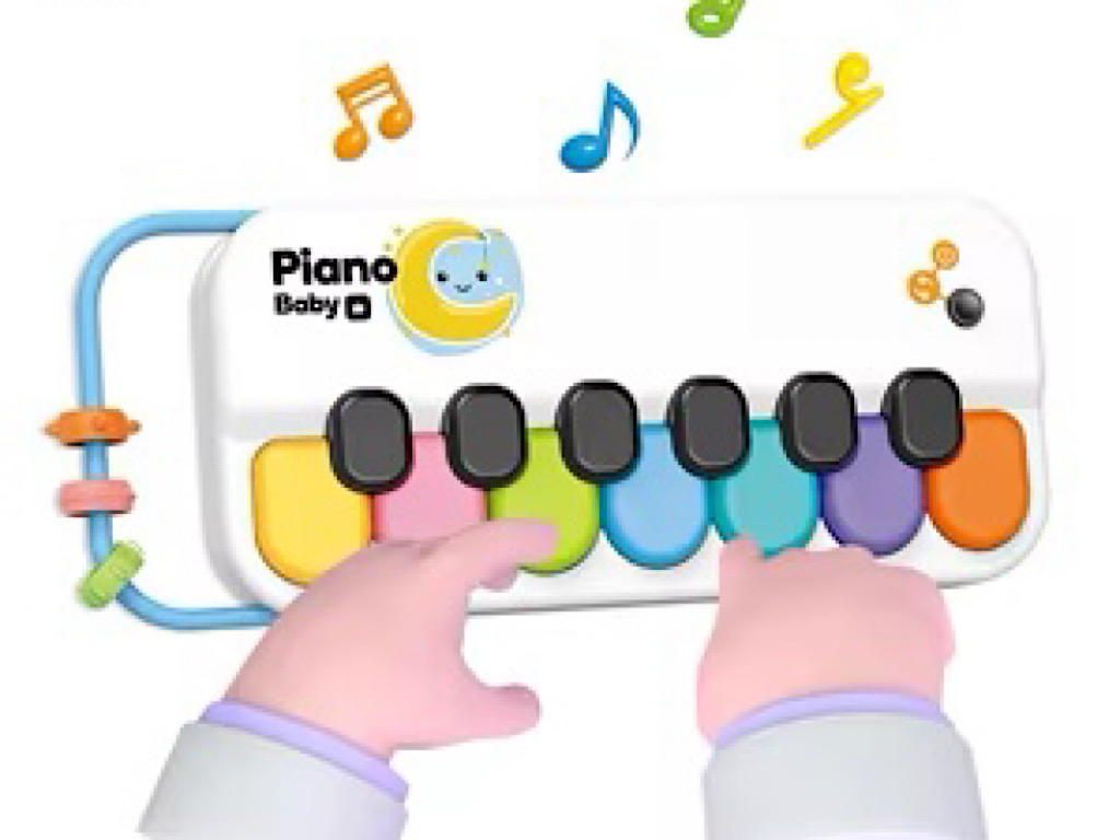 پیانو موزیکال دسته دار baby