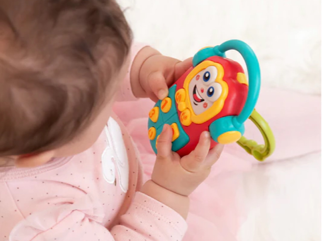موبایل موزیکال و چراغ دار با  آویز