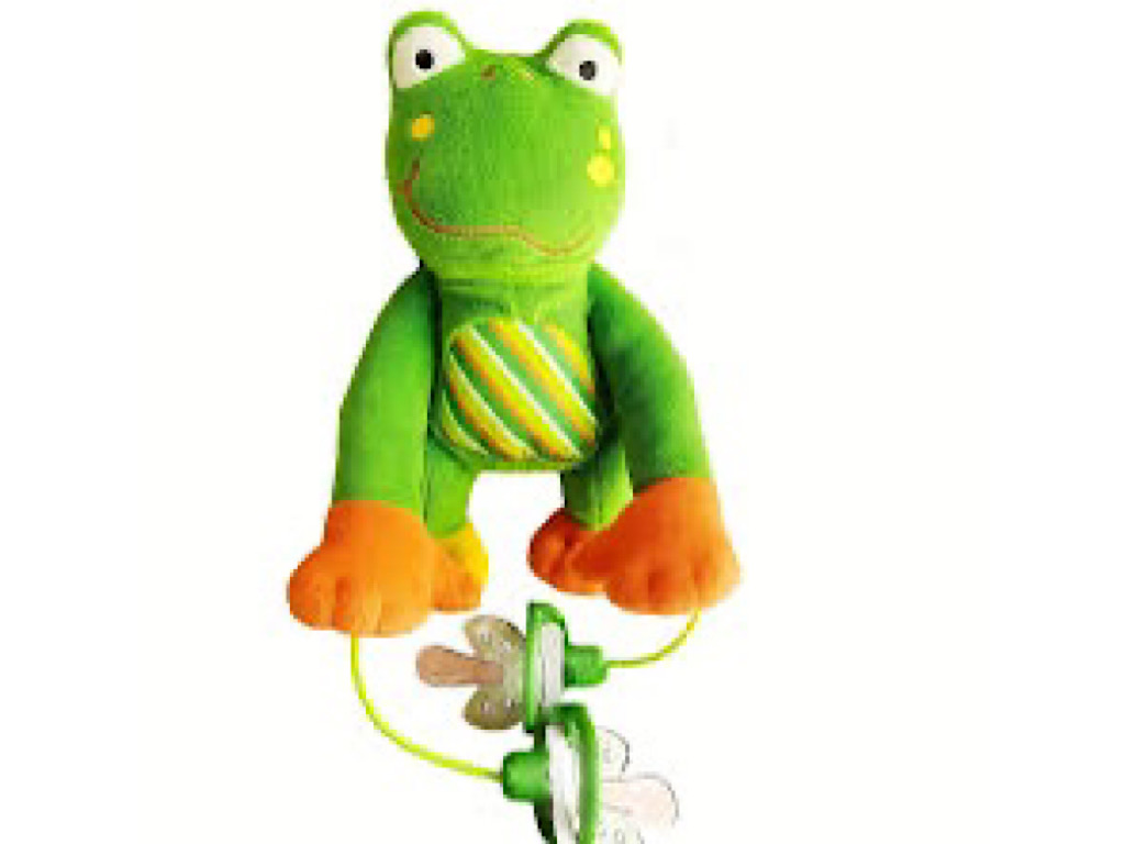 آویز پستانک کریر و کالسکه عروسکی  PULLY PALZ