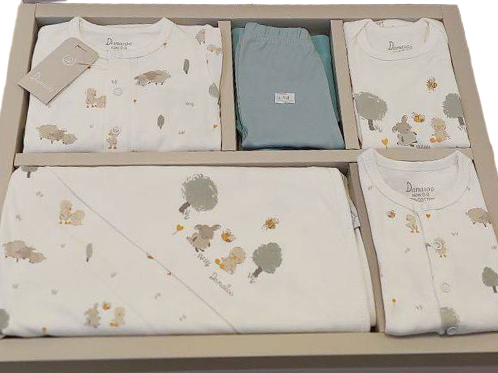 ست بیمارستانی 13 تکه نوزادی طرح ببعی و جوجه دانالو Danaloo